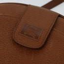 Burberrys Shoulder Bag Leather Brown Gold Auth ep8843-10