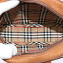 Burberrys Shoulder Bag Leather Brown Gold Auth ep8843-11