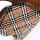 Burberrys Shoulder Bag Leather Brown Gold Auth ep8843-12