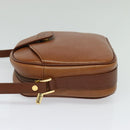 Burberrys Shoulder Bag Leather Brown Gold Auth ep8843-3