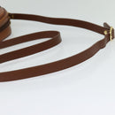 Burberrys Shoulder Bag Leather Brown Gold Auth ep8843-7