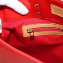 LOUIS VUITTON Monogram Vernis Reade MM Hand Bag Red Rouge M91086 LV Auth ep8844-20