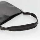 GUCCI Shoulder Bag Patent leather Brown Silver 001 3166 Auth ep8849-7