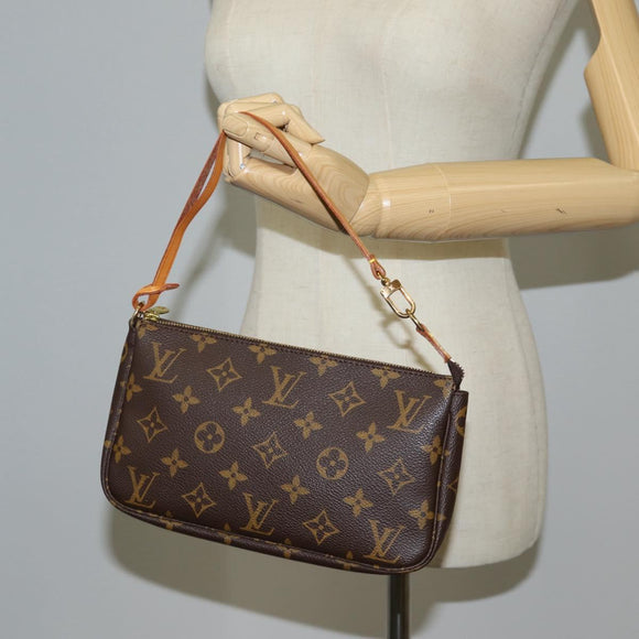 LOUIS VUITTON Monogram Pochette Accessoires Pouch M51980 LV Auth ep8854V
