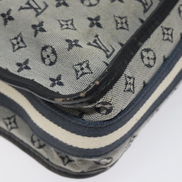 LOUIS VUITTON Monogram Mini Besace Mary Kate Bag Navy M92320 LV Auth ep8858