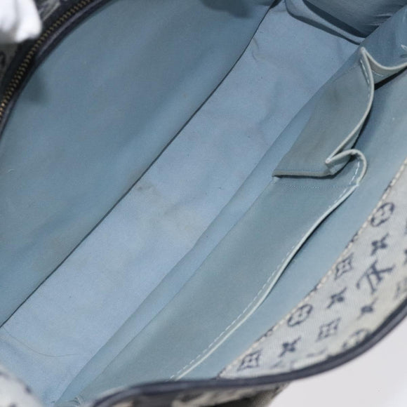 LOUIS VUITTON Monogram Mini Besace Mary Kate Bag Navy M92320 LV Auth ep8858