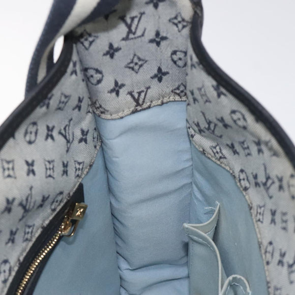 LOUIS VUITTON Monogram Mini Besace Mary Kate Bag Navy M92320 LV Auth ep8858