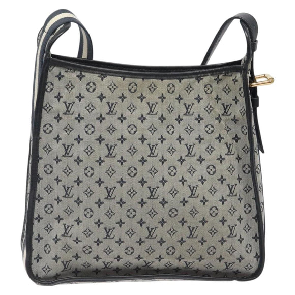 LOUIS VUITTON Monogram Mini Besace Mary Kate Bag Navy M92320 LV Auth ep8858