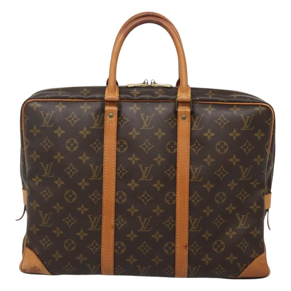 LOUIS VUITTON Monogram Porte Documents Voyage Business Bag M52005 LV Auth ep8861