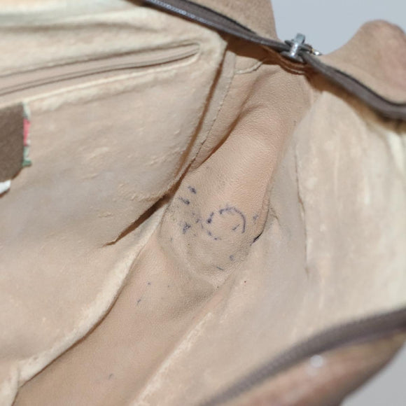 GUCCI GG Supreme Clutch Bag PVC Beige 89 01 044 Auth ep8864