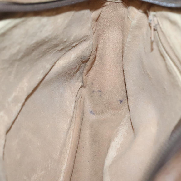 GUCCI GG Supreme Clutch Bag PVC Beige 89 01 044 Auth ep8864