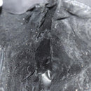 GUCCI Bamboo Shoulder Bag Suede Black Gold 001 1577 2615 Auth ep8865-19