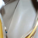 LOUIS VUITTON Monogram Vernis Houston Hand Bag Beige M91004 LV Auth ep8871-11