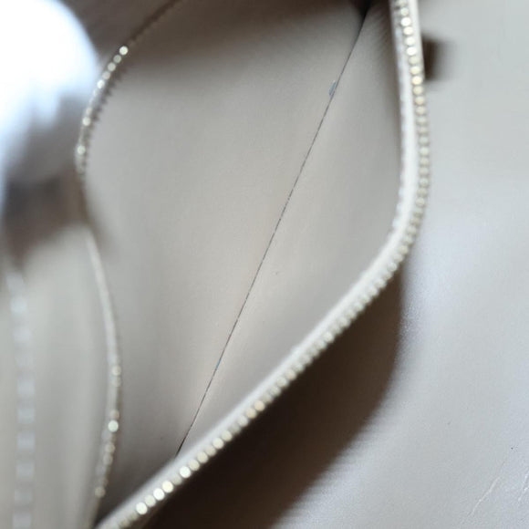 LOUIS VUITTON Monogram Vernis Houston Hand Bag Beige M91004 LV Auth ep8871