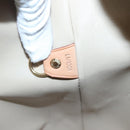 LOUIS VUITTON Monogram Vernis Houston Hand Bag Beige M91004 LV Auth ep8871-12