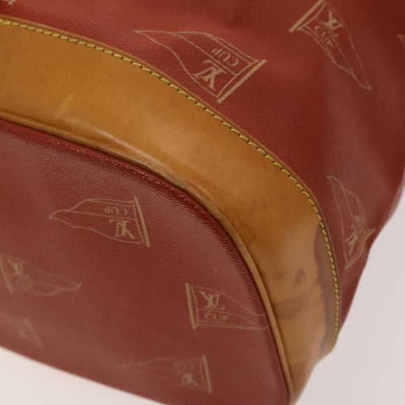 LOUIS VUITTON LV Cup Saint Tropez Shoulder Bag Red M80026 LV Auth ep8882