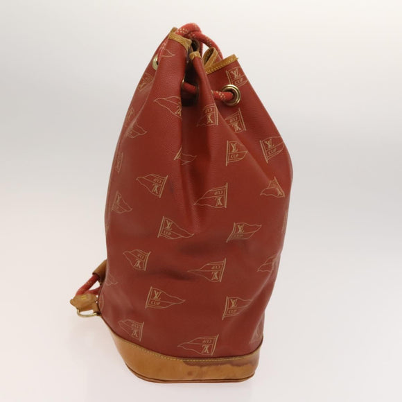 LOUIS VUITTON LV Cup Saint Tropez Shoulder Bag Red M80026 LV Auth ep8882