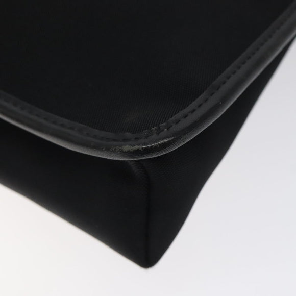 GUCCI Shoulder Bag Nylon Black Silver 92560 Auth ep8886