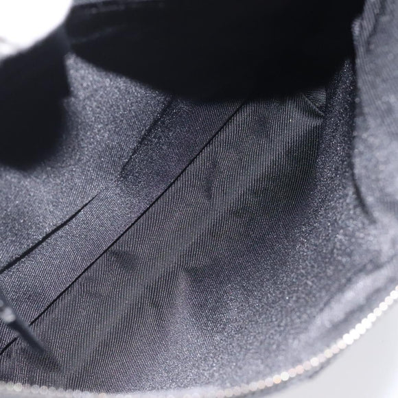 GUCCI Shoulder Bag Nylon Black Silver 92560 Auth ep8886