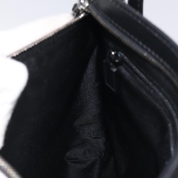GUCCI Shoulder Bag Nylon Black Silver 92560 Auth ep8886
