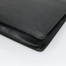 LOUIS VUITTON Epi Pochette Homme Clutch Bag Black Noir M52522 LV Auth ep8903-15