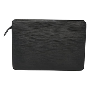 LOUIS VUITTON Epi Pochette Homme Clutch Bag Black Noir M52522 LV Auth ep8903 - 0