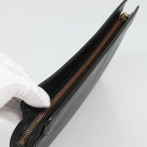 LOUIS VUITTON Epi Pochette Homme Clutch Bag Black Noir M52522 LV Auth ep8903