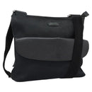 GUCCI GG Canvas Shoulder Bag Black Silver 256100 Auth ep8911-1