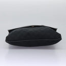 GUCCI GG Canvas Shoulder Bag Black Silver 256100 Auth ep8911-10