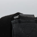 GUCCI GG Canvas Shoulder Bag Black Silver 256100 Auth ep8911-17