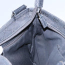 GUCCI GG Canvas Shoulder Bag Black Silver 256100 Auth ep8911-22