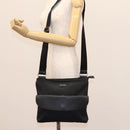 GUCCI GG Canvas Shoulder Bag Black Silver 256100 Auth ep8911-26