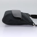 GUCCI GG Canvas Shoulder Bag Black Silver 256100 Auth ep8911-5