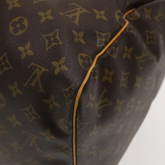 LOUIS VUITTON Monogram Keepall 55 Boston Bag M41424 LV Auth ep8912