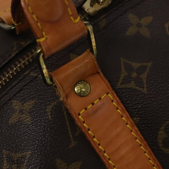 LOUIS VUITTON Monogram Keepall 55 Boston Bag M41424 LV Auth ep8912