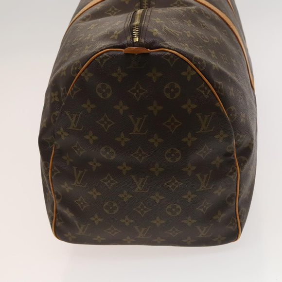 LOUIS VUITTON Monogram Keepall 55 Boston Bag M41424 LV Auth ep8912