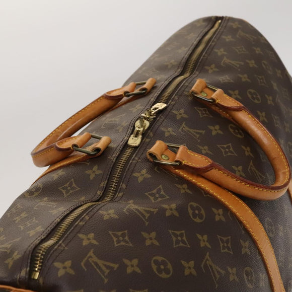 LOUIS VUITTON Monogram Keepall 55 Boston Bag M41424 LV Auth ep8912