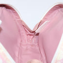 Christian Dior Trotter Canvas Pouch PVC Pink Silver Auth ep8923-17