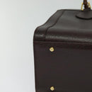 GUCCI Bamboo Hand Bag Leather Brown Gold Auth ep8928-9