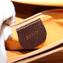 GUCCI Bamboo Hand Bag Leather Brown Gold Auth ep8928-17