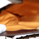 GUCCI Bamboo Hand Bag Leather Brown Gold Auth ep8928-19