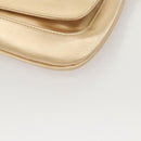 GUCCI Chain Shoulder Bag Satin Gold 007 1705 2033 Auth ep8929-15