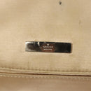 GUCCI Chain Shoulder Bag Satin Gold 007 1705 2033 Auth ep8929-10