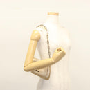 GUCCI Chain Shoulder Bag Satin Gold 007 1705 2033 Auth ep8929-24