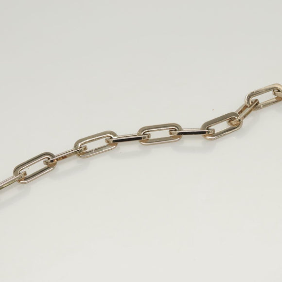 GUCCI Chain Shoulder Bag Satin Gold 007 1705 2033 Auth ep8929