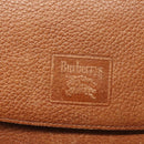 Burberrys Shoulder Bag Leather Brown Gold Auth ep8934-17