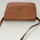 Burberrys Shoulder Bag Leather Brown Gold Auth ep8934-6