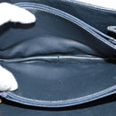 CELINE C Sulky Shoulder Bag Canvas Navy Gold Auth ep8935-17