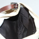 FENDI Shoulder Bag Canvas White Auth ep8951-22