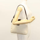 FENDI Shoulder Bag Canvas White Auth ep8951-26